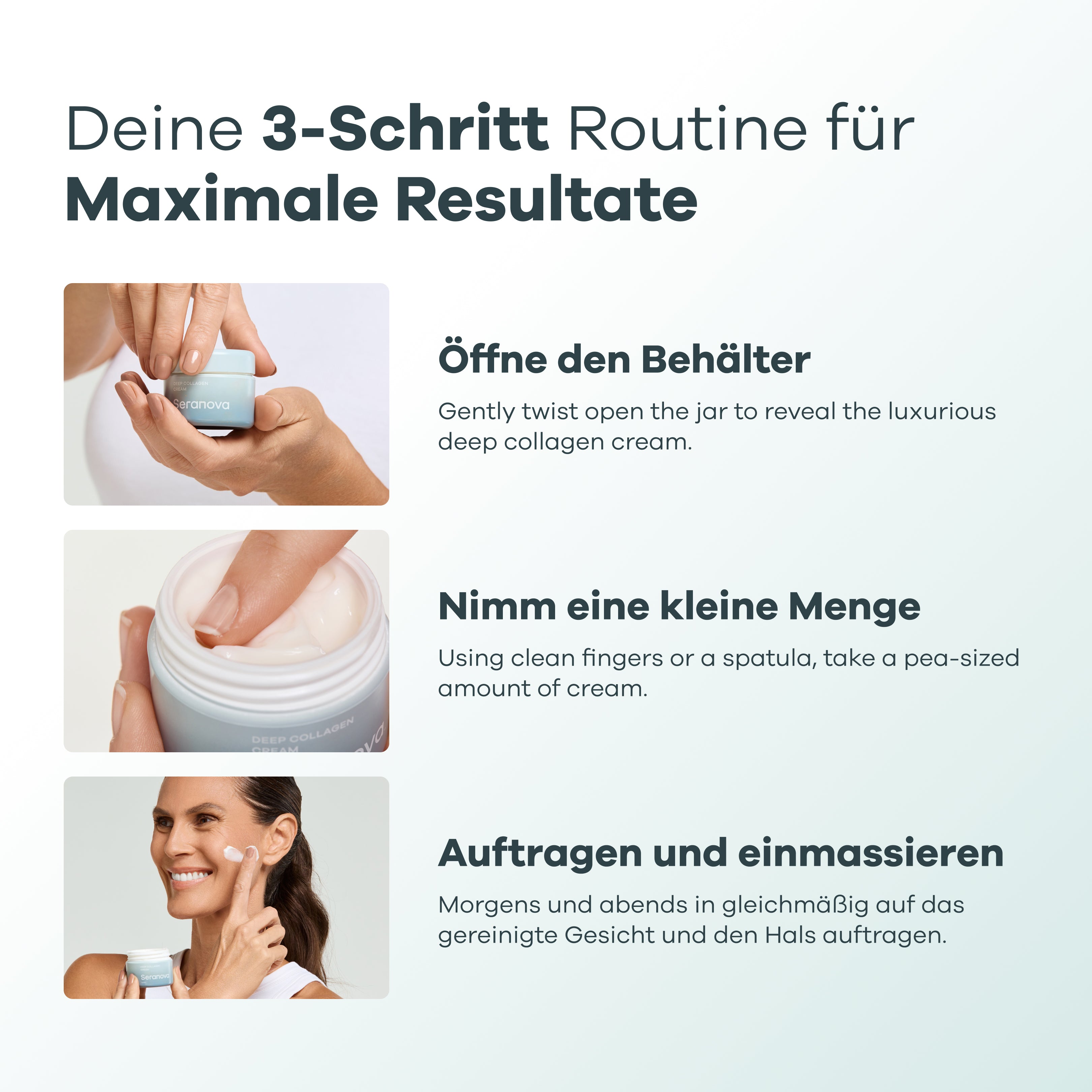 Deep Collagen Cream - 3-Monats-Vorrat